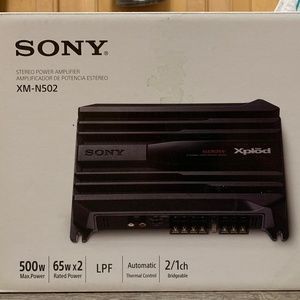 SONY stereo power amplifier XM N502